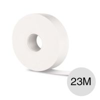Cinta papel microperforada tomado juntas invisibles construccion seco interior rollo x 50mm x 23m