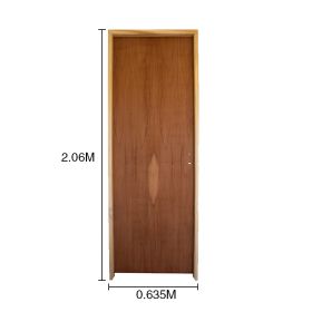 Puerta interior derecha 60 placas cedro marco pino 6" d/contacto 635mm x 2.06m