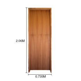 Puerta interior derecha 70 placas cedro marco euca 4" d/contacto 735mm x 2.06m