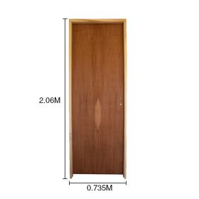 Puerta interior derecha 70 placas cedro marco pino 3" d/contacto 735mm x 2.06m