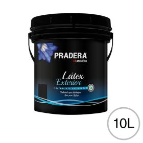 Pintura latex Pradera exterior blanco mate balde x 10l