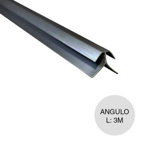Perfil cielorraso PVC angulo externo negro 6 a 10mm x 35mm x 3m