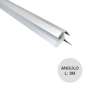 Perfil cielorraso PVC angulo externo blanco 6 a 10mm x 35mm x 3m