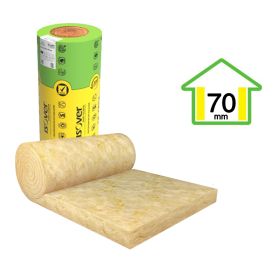 Fieltro Fachada con velo reforzado hidrorepelente 70mm x 1200mm x 13m rollo x 15.6m²