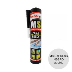 Sellador adhesivo universal MS Express negro cartucho x 290ml